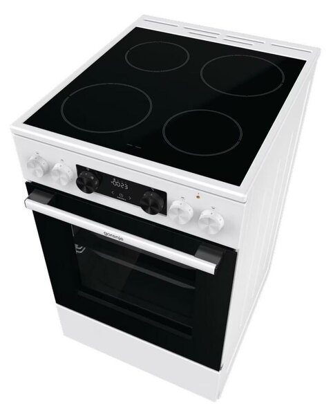 Gorenje GEC5C42WG Elektromos tűzhely, 70L, 4 főzőzóna, FrozenBake, A energiaosztály, Fehér