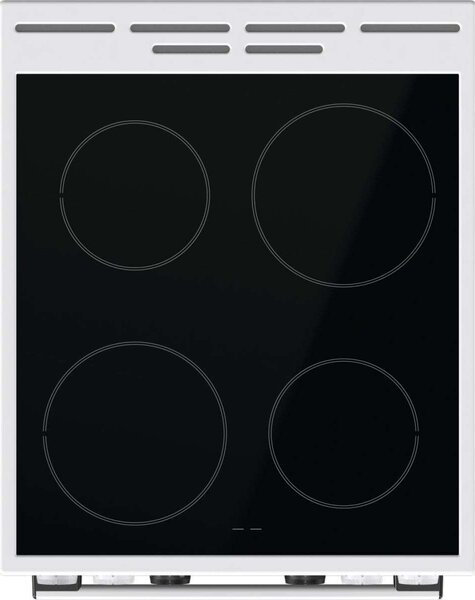Gorenje GEC5C42WG Elektromos tűzhely, 70L, 4 főzőzóna, FrozenBake, A energiaosztály, Fehér