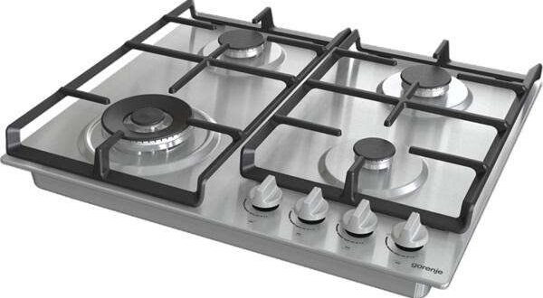 Gorenje GW641EX Beépíthető gáz főzőlap, 60cm, 4 főzőzóna, BigSurface, EasyClean, Ezüst