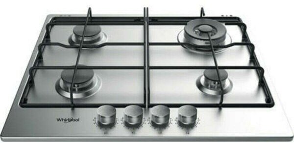 Whirlpool TGML 651 IX Beépíthető gáz főzőlap, 58 cm, 4 főzőzóna, Inox
