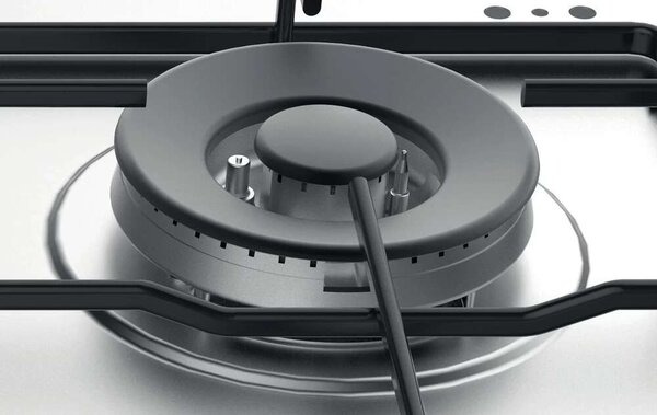 Whirlpool TGML 651 IX Beépíthető gáz főzőlap, 58 cm, 4 főzőzóna, Inox