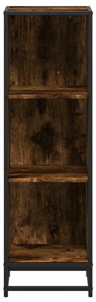Könyves szekrény füstölt tölgy 33,5x33x107,5 cm Gépelt fa