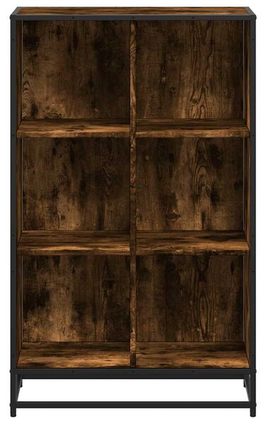 Könyves szekrény füstölt tölgy 65,5x33x107,5 cm Gépelt fa