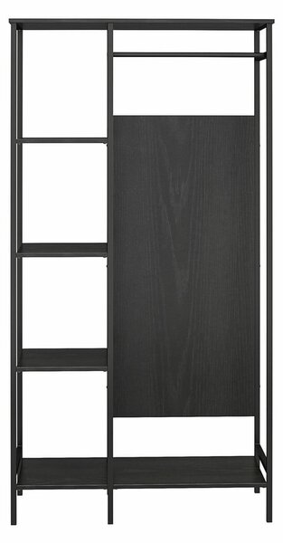 Fekete szekrény tölgyfából 95x180 cm Modine - Støraa
