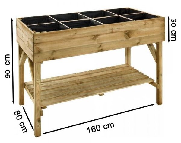 LSH Terrace Box magaságyás