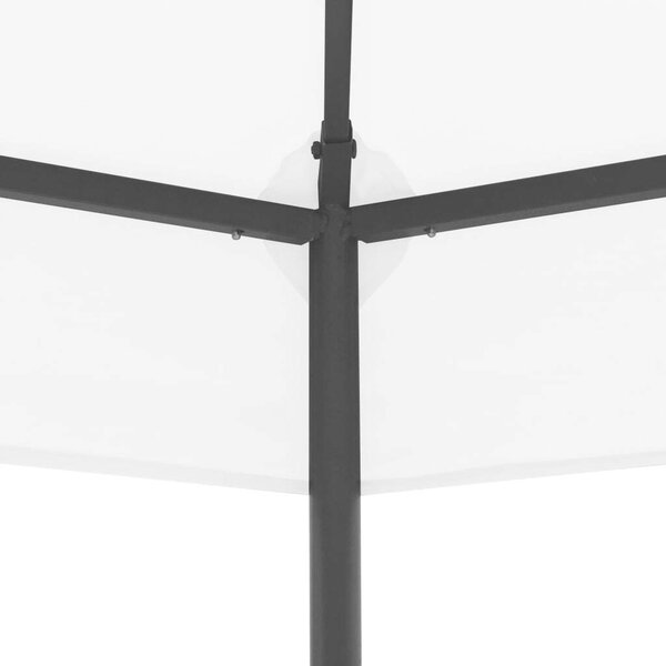 Kerti Pavilon - Hatszögletű - Fehér - 323x275x265 cm