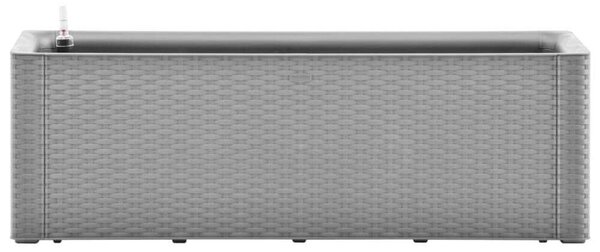 Rattanhatású Magaságyás - Öntözőrendszerrel - 100x43x33 cm