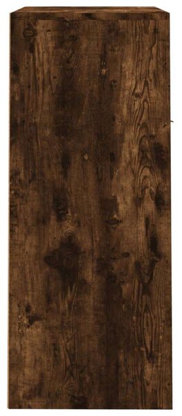 VidaXL Cipősszekrény - Füstös Tölgy - 60x35x84 cm