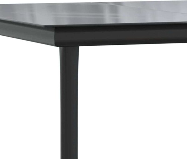 VidaXL 7-részes barna polyrattan kerti étkezőgarnitúra párnával