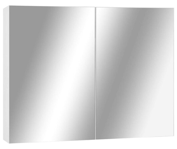 VidaXL Fürdőszobaszekrény - Tükör - 80x15x60 cm