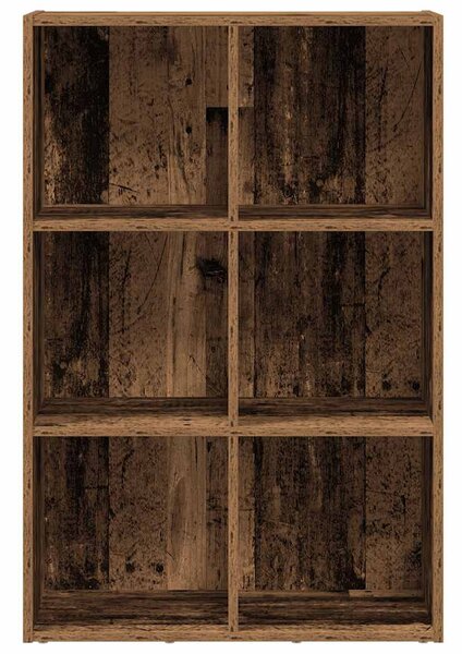 Régi fa szerelt fa könyv-/tálalószekrény 66 x 30 x 98 cm