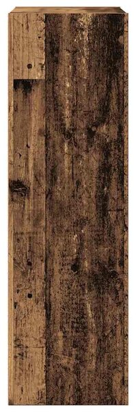 Régi fa szerelt fa könyv-/tálalószekrény 66 x 30 x 98 cm
