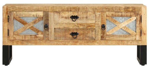 Mangófa TV-szekrény - Ipari Stílus - 110x30x45 cm