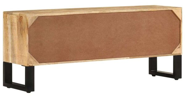 Mangófa TV-szekrény - Ipari Stílus - 110x30x45 cm