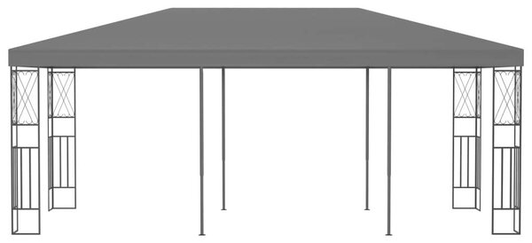 VidaXL Antracitszürke szövetpavilon 3 x 6 m