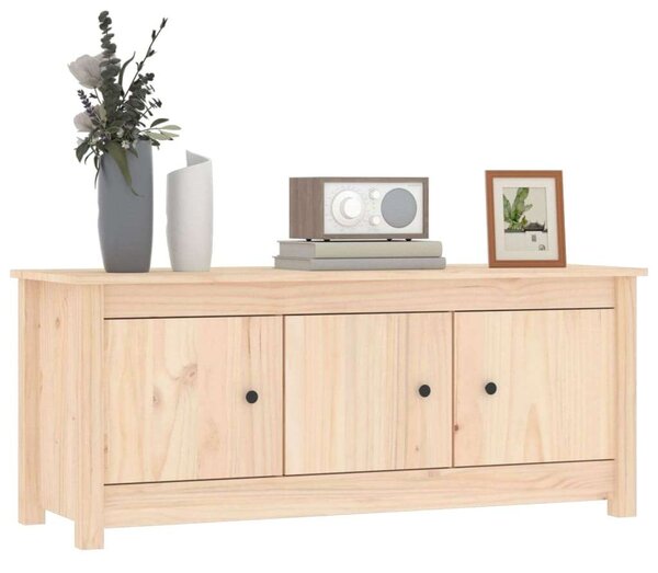 Tömör fenyőfa cipősszekrény 110 x 38 x 45,5 cm