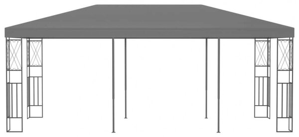 VidaXL Antracitszürke szövetpavilon 3 x 6 m