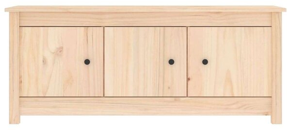 Tömör fenyőfa cipősszekrény 110 x 38 x 45,5 cm