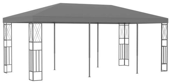 VidaXL Antracitszürke szövetpavilon 3 x 6 m