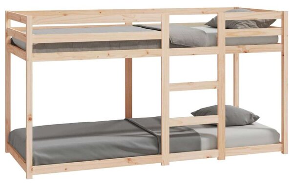 VidaXL tömör fenyőfa emeletes ágy 80x200 cm