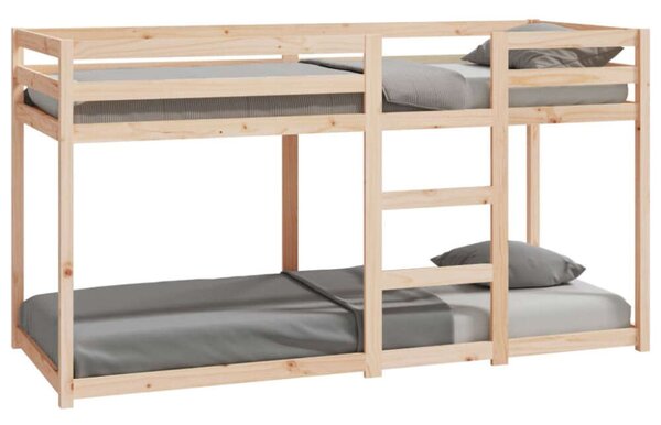VidaXL tömör fenyőfa emeletes ágy 80x200 cm