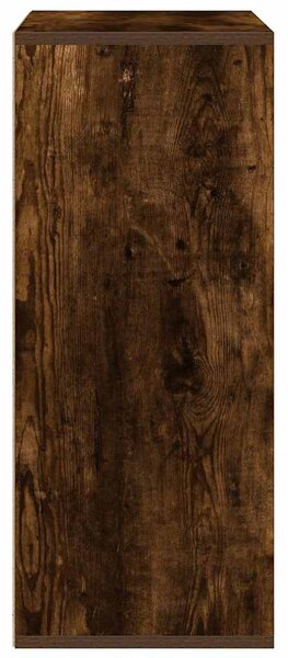 Könyvszekrény füstös tölgy 60x30x71,5 cm szerelt fa