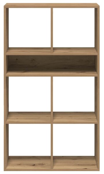 Könyvszekrény kézműves tölgy 66x31x112 cm szerelt fa