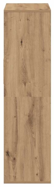 Könyvszekrény kézműves tölgy 66x31x112 cm szerelt fa