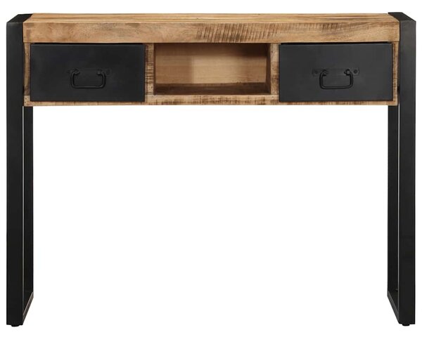 Tömör nyersfa mangófa tálalóasztal 100 x 35 x 75 cm