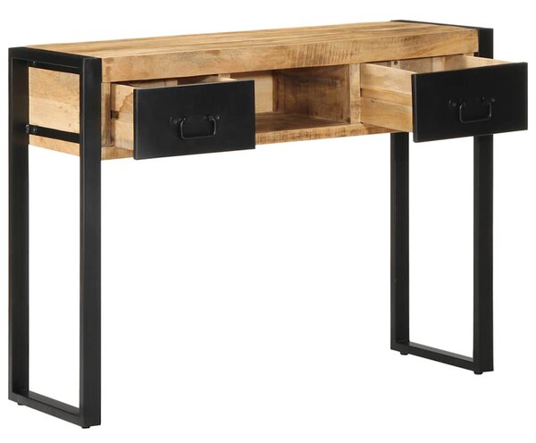 Tömör nyersfa mangófa tálalóasztal 100 x 35 x 75 cm