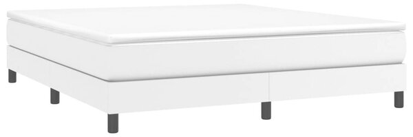 VidaXL Fehér Műbőr Ágy - 180x200 cm