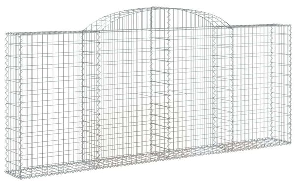 Gabion Kosár - Íves - 2 db - 300x30x120/140cm