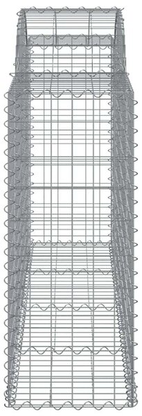 VidaXL Gabion Kosár Készlet - 11 db - 200x50x100/120cm