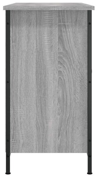 Szürke sonoma színű szerelt fa tv-szekrény 100 x 35 x 65 cm