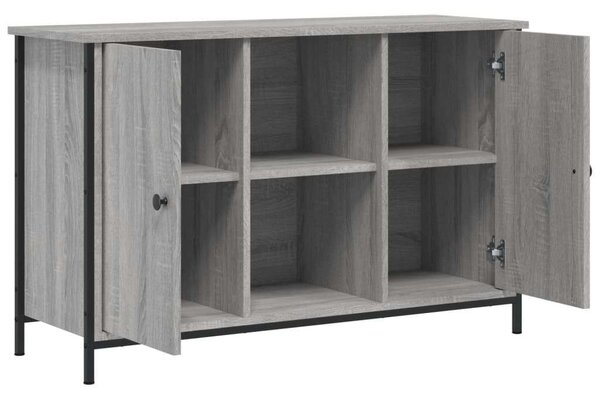 Szürke sonoma színű szerelt fa tv-szekrény 100 x 35 x 65 cm