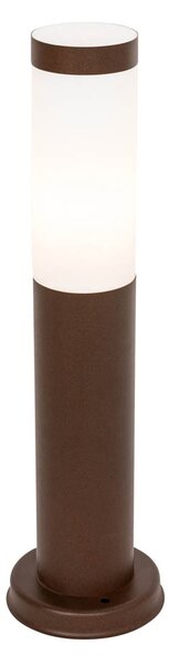Kültéri lámpaoszlop rozsdabarna opállal 45 cm IP44 - Rox
