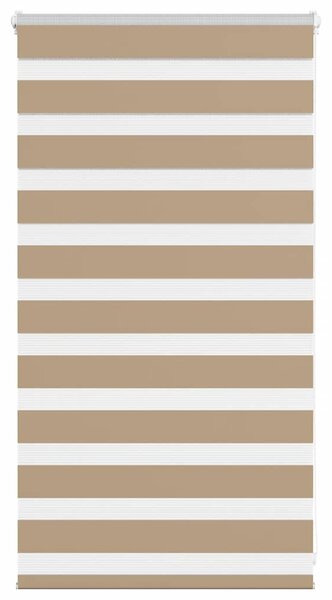 VidaXL zebrafüggönnyel homokbarna szövetszélesség 70,9 cm poliészter