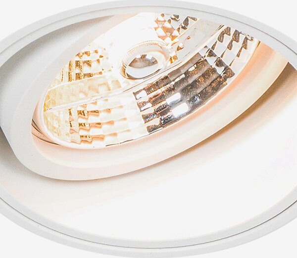 Modern beépített reflektor fehér keret nélküli - Impact 70