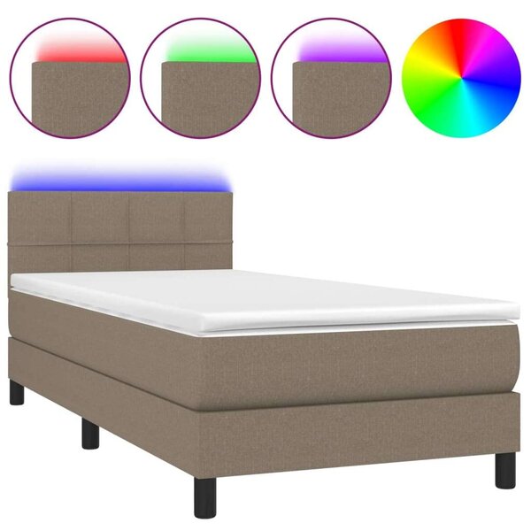 VidaXL LED-es Ágy Matraccal - 80x200 cm