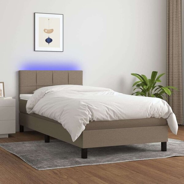 VidaXL LED-es Ágy Matraccal - 80x200 cm