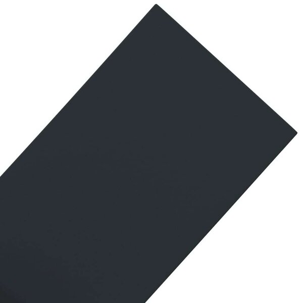 VidaXL 3 db fekete polietilén kerti szegély 10 m x 20 cm