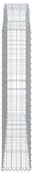 VidaXL Íves Gabion Kosár - 200x30x140/160 cm