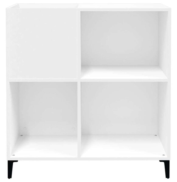 VidaXL fehér szerelt fa hanglemezszekrény 84,5 x 38 x 89 cm