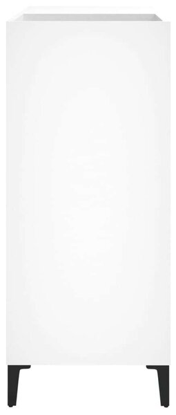 VidaXL fehér szerelt fa hanglemezszekrény 84,5 x 38 x 89 cm