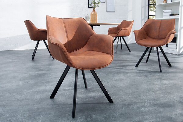MATCH - II design szék - barna