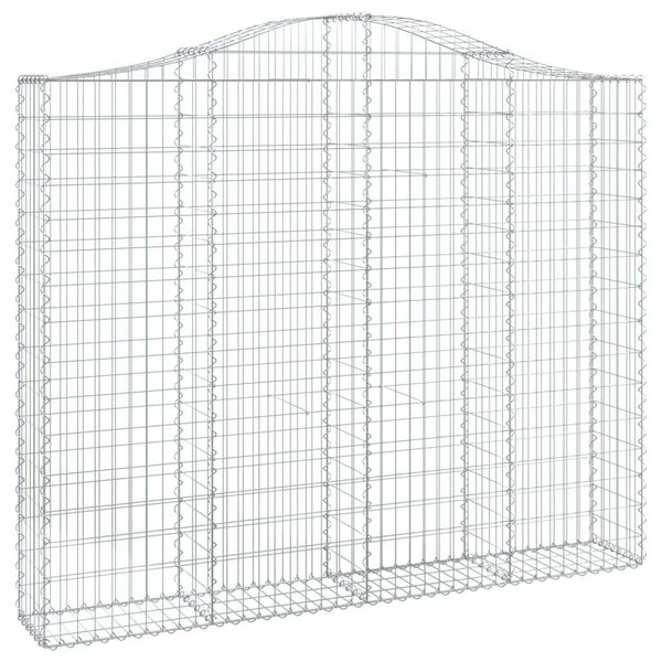 Gabion Kosár - Íves - 3 db - 200x30x160/180cm