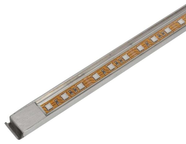 Négyszögletes rozsdamentes acél medence szökőkút led fényekkel 60 cm