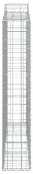 Gabion Kosár - Íves - 3 db - 200x30x160/180cm
