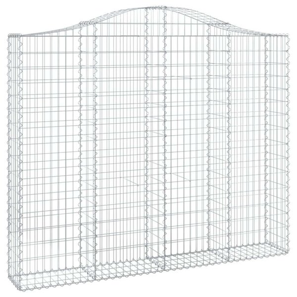 Gabion Kosár - Íves - 3 db - 200x30x160/180cm