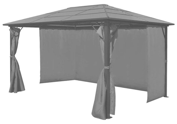 VidaXL Kerti Pavilon - Alumínium - 400x300 cm - Függönnyel